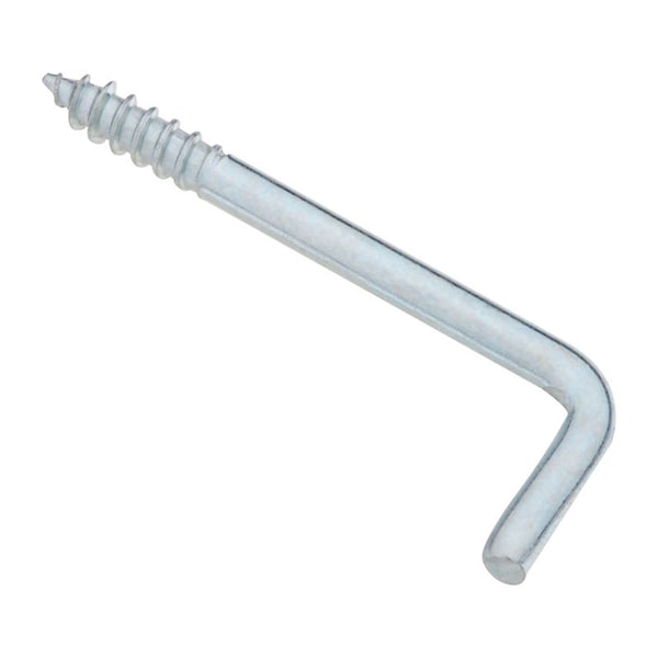 National Hardware National Hardware Zinc-Plated Silver Steel 1-13/16 in. L Square Bend Hook 1 pk N120-402 - main